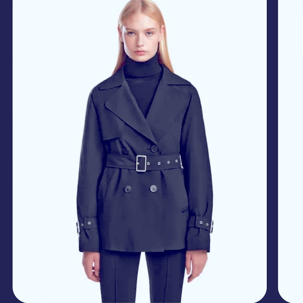 Rudsak Spring Transition ELENOR Trench with down liner & shearling collar small